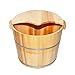 Produktbild Holzfußbecken Haushalt Fußbad Fuß Badewanne Haushalt Fußbad Massagegeräte Toon Holzfässer Fußbad Feld Badewanne, D-37 * 30 cm (Farbe : C, Größe : 37 * 30CM)