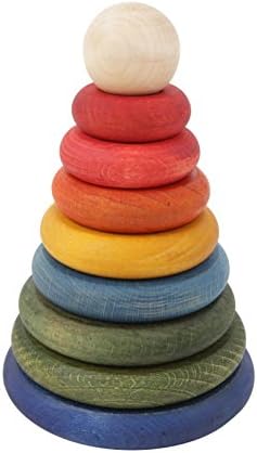 Inspirational Nurseries 3232054 Wooden Rainbow Stacker
