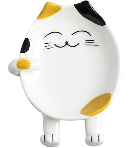 Repose-Cuillère En Céramique Pavilion Gift Company - Chat Blobby "I Licked The Spoon"