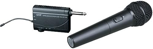 Karma Italiana Set 1000 – Radiomicrofono Cream/PDA UHF to Rechargeable Ideal for Presenters, Animators, Karaoke, ECC