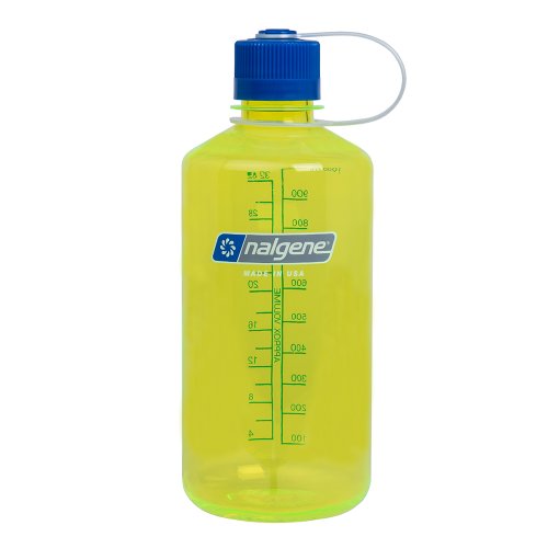 Nalgene Trinkflasche Narrow Mouth 1L, Safety Yellow, 2078-2047