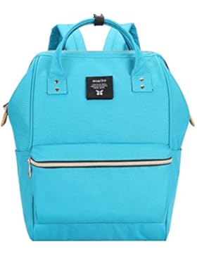 CHENGYANG Mädchen Jungen Schultasche Canvas Rucksack Handtasche Wanderrucksack Reisetasche 12 Zoll Laptoprucksack