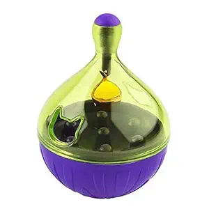 PSK PET MART Tumbler Interactive Food Dispensing Feeder for Cats,Kitten,IQ Treat Ball
