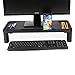 Produktbild Mind Reader LGPLMONST-BLK Monitor Stand, Durable Plastic Monitor Riser, for Computer Monitor, Laptop, PC, MacBook, Black