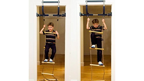 Gorilla Gym Kids with Indoor Swing, Plastic Rings, Trapeze Bar, Climbing Ladder, and Swinging Rope reviews Gorilla Gym Kids with Indoor Swing, Plastic Rings, Trapeze Bar, Climbing Ladder, and Swinging Rope