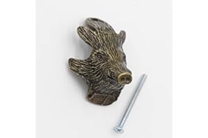 GTK - GEWEIHE & TROPHÄEN KRUMHOLZ Keiler Head - Adorno para armas de cuña