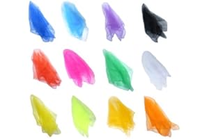 Hoerev® Lot de 12 serviettes de jonglage en nylon 60 cm x 60 cm