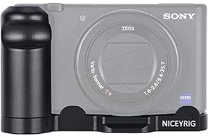 NICEYRIG Staffa a L con impugnatura e slitta fredda per fotocamera Sony ZV1-465