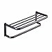 Produktbild Qianmo-Towel Rack Badezimmer Handtuchhalter Badezimmer Alle Kupfer Hardware Anhänger antik schwarz Rack Handtuchhalter wc Handtuchhalter Double Layer