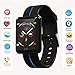 Produktbild AXELEL Smart Watch Fitness-Tracker-Armband wasserdicht IP67 mit Herzfrequenz-Pedometer Schlaf-Monitor Smart Benachrichtigung Fernbedienung Kamera Musik Android und IOS