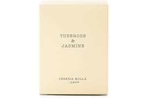 CERERÍA MOLLÁ SINCE 1899 CERERÍA MOLLA 1899 | Vela Mini Turberose & Jasmine | Velas Aromáticas de 1 Mecha | 20 horas de duración | Vela con Fragancias Naturales | Envases Reciclables | Vela Artesanal