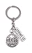 Produktbild Onlineworld2013 Schlüsselanhänger Hantel Gewicht Strong is Beatifull Metall Anhänger Charm