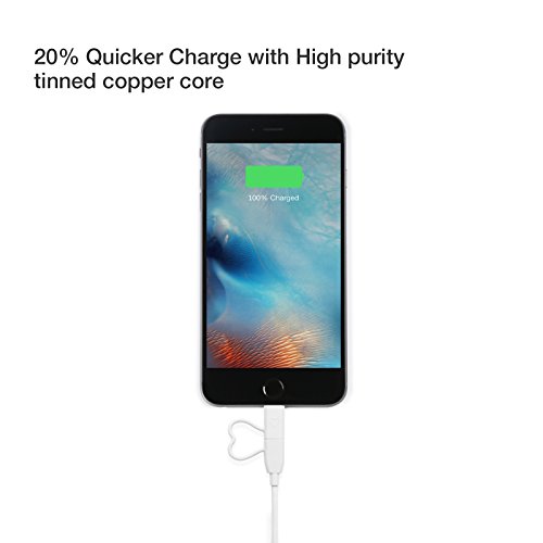 [Apple MFI Zertifiziert] GGMM 2in1 USB Lightning & Micro USB Kabel Verbindungskabel von Micro USB und Lightning Anschluss auf USB, 1M Apple Lightning Ladekabel für iPhone, iPad & iPod Rot, Android Geräte, Power Bank usw. (Weiß) - 5