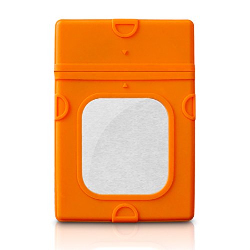 FANTEC Silikonschutzhülle ( Protection Sleeve für 8,89cm (3,5 Zoll) Festplatten, absorbiert Gerätevibrationen, dämpft Stöße und Erschütterungen) orange - 2