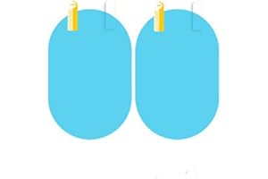 2 PCS Film de Étanche à la Pluie, MoreChioce Film de Protection de Rétroviseur Film Anti-éblouissement Étanche Film Anti-pluie pour Voiture SUV,10cm x 14.5cm