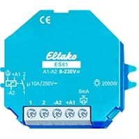 Eltako 2000559 Stromstoss-Schalter, ES61-UC, Blau, Weiß