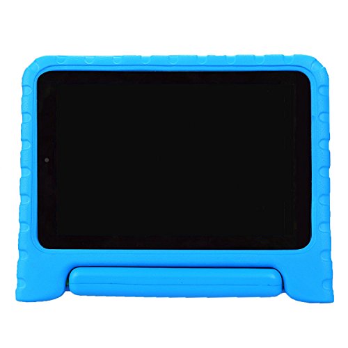 NEWSTYLE Fire 7 2015 Kindergerechte Hülle EVA Case Fallschutz mit umwandelbarer Handgriff Superleichte Stoßfeste Schutzhülle Tasche Cover für Amazon Fire 7 Zoll Tablet (5. Generation – 2015 Modell) – Blau - 5