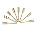 MAKARTT® 10 pcs Carbide Nail Drill Bit Pedicure Middle Electric Drill Bits Nail File Gold for Nail Art Tools Accessory