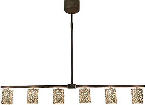 Preisvergleich Produktbild Holländer Hängeleuchte Utopistico Braun Schwarz Gold Handarbeit,Qualität aus deutscher