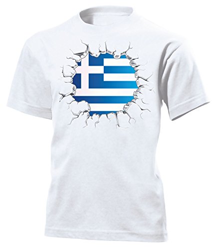 FUSSBALL – FANARTIKEL – Griechenland 5710 Kinder T-Shirt (K) Gr.140