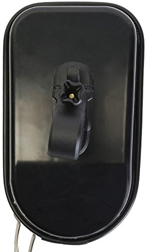 BTR Lenkrad Fahrradtasche und Handyhalterung im Hartschalengehäuse – durchsichtige PVC Oberfläche – wasserfest – schwarz - 7