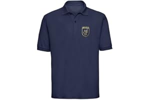 Cyclops Print Liverpool Football LiverBird Crest Design Polo Mens Navy