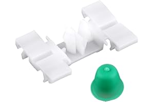 Qiilu 50 piezas de plástico para molduras de puerta de coche de plástico accesorios adecuados para la serie 3 E36 E46 grapas coche para e36