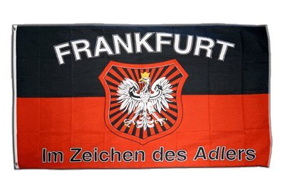 Flagge Fanflagge Frankfurt Im Zeichen des Adlers - 90 x 150 cm
