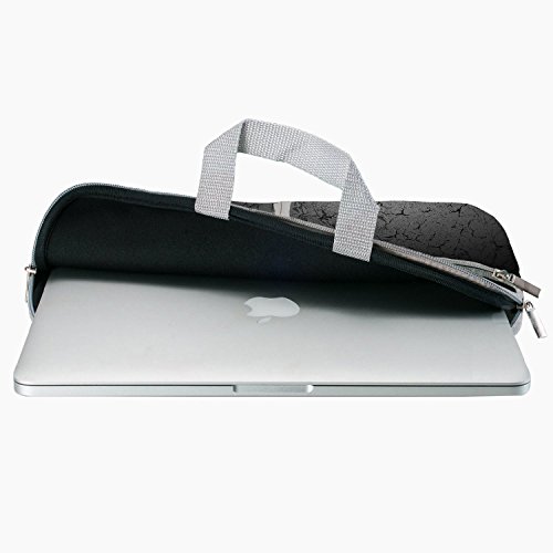 Schwarz Duster Wand 15 bis 15,6 Schutz Neopren mit Tragetasche aus Tasche für MacBook Pro 15/Macbook Pro 15 Touch Bar & 35,6 cm Acer Dell HP Lenovo Chromebook - 3