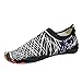 Produktbild feiXIANG Herren Badeschuhe Strandschuhe Aquaschuhe Barfußschuhe Herren Outdoor Fitnessschuhe Trekking Schwimmen Wasserschuhe (Weiß,39)