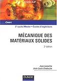 Image de Mécanique des matériaux solides