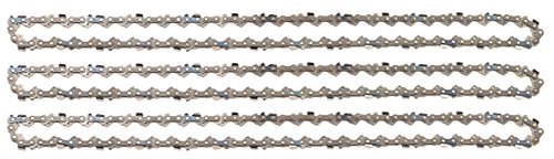 3 tallox Sägeketten 3/8" 1,3 mm 57 TG 40 cm Schwert kompatibel mit DOLMAR, ECHO, EINHELL, HITACHI und andere