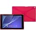 Produktbild PhoneNatic Case für Sony Xperia Tablet Z2 Hülle Silikon pink X-Style + 2 Schutzfolien