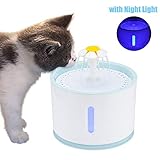 [Construido en LED] - Equipado con LED, que puede ver el nivel del agua. Cuando se trabaja, el LED es azul; El LED es rojo cuando no funciona. El producto no funciona hasta que el nivel del agua excede la bomba. Alimentado por cable USB. Seguro, higiénico, conveniente, apto para lavavajillas de estante superior.