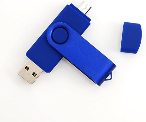 Avakee High Speed 64 GB USB Flash Drive External Memory Stick For Andriod Micro USB Unlocked Smartphone such as Samsung, Lenovo, Vodafone, LG and Easysmx (64GB, Blue)