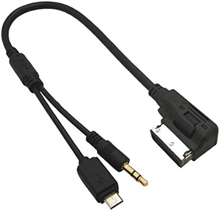 AMI Music Interface Connector Charger Aux Cable Android for VW MDI Audi A4 Q5 Q7lass
