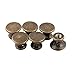 Produktbild sourcingmap 6 Stk Schranktür Metall Einloch Türgriffe Bronze Ton 1.3cm Höhe DE de