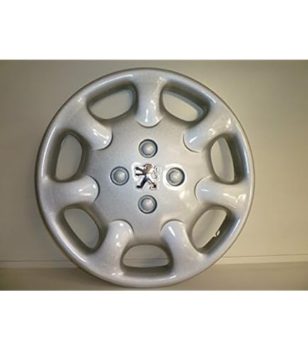 Kit De 4 Enjoliveurs Adaptables Pour Peugeot 206, 306, 406, 806, Ranch, Partner, Bipper - Diamètre 15 Pouces - Non Originaux
