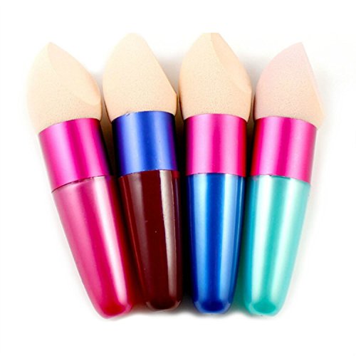 Color Random Smooth Round Shaped Powder Puff Beauty Makeup Sponge Blender Flawless