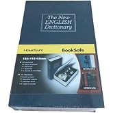 Deyhome Kitap G&ouml;r&uuml;n&uuml;ml&uuml; Gizli Kasa Anahtarlı Kilitli Mini &Ccedil;elik Kasa, Değerli Eşya Saklama Kutusu