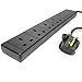 Produktbild Extension Lead 6 Gang Black 5m