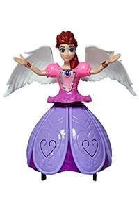 Toyshine Dancing Angel Girl Robot with Lights and Music (Multicolour)