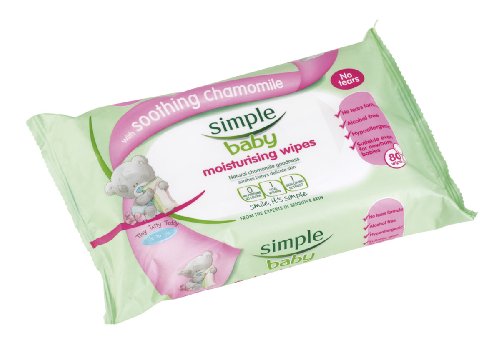 Simple Baby Moisturising Wipes 3 x Pack of 80 Wipes (240 Wipes)