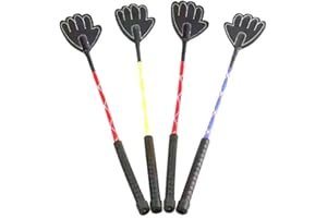 Jingsen 4-Pack Synthetic Leather Horse Whip & Dog Training Crop (46cm) - Professional Equestrian Whip, Durable Pet Training Whip with Ergonomic Handle, UK Animal Trainer Accessories