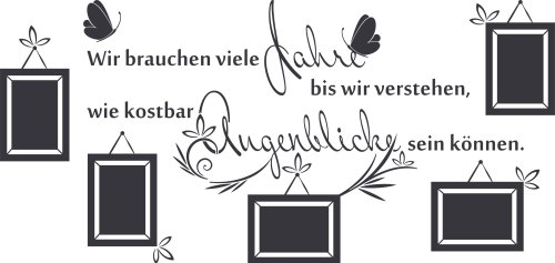 Graz Design 160027_57_070 Wandtattoo Fotorahmen Bilderrahmen Augenblicke