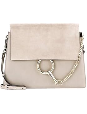 Actlure Women Genuine Leather Crossbody Shoulder Purse Chain Link FY Bag