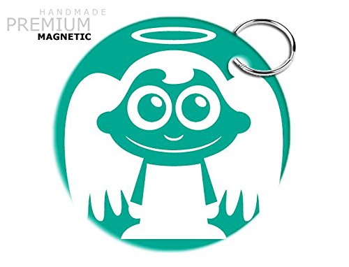 Preisvergleich Produktbild JCM bezaubernde Engel Schlüsselanhänger, magnetisch, Aquamarin