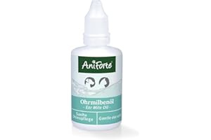 AniForte Ear Mite Drops 50ml for Dogs, Cats, Rodents and Pets - Treatment for Pets and Animals to Kill & Remove Ear Mites, Ear-Drops