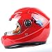 Produktbild BHJqsy Kinderhelm Elektro Moped Jungen und Mädchen Geeignet für Kinder im Alter von 6-10 (Farbe : Red)