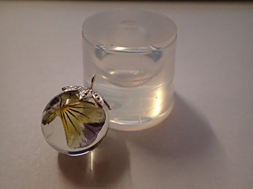 16 mm sphere clear silicone mould for resin jewellery
